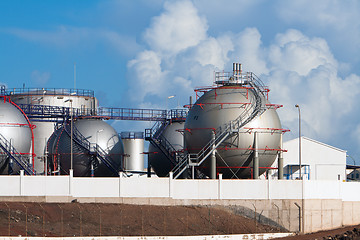 Image showing Part of Desalination Plant in Lanzarote