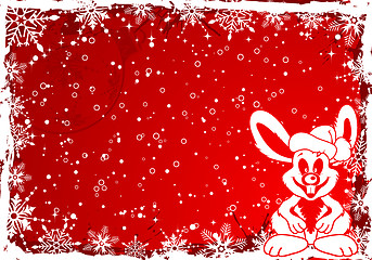 Image showing Christmas rabbit