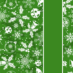 Image showing Christmas seamless background