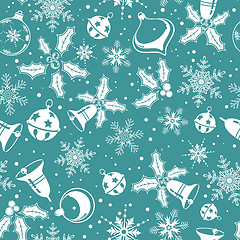 Image showing Christmas seamless background