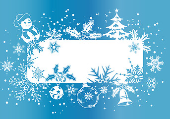 Image showing Christmas frame