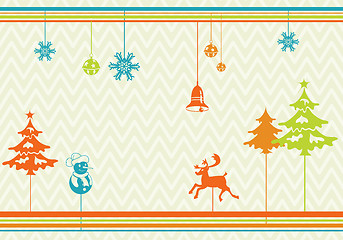 Image showing Stylized Christmas Background