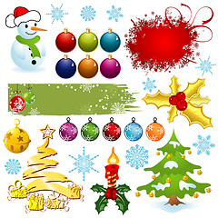 Image showing Christmas set