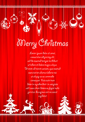 Image showing Christmas greeting card