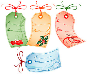 Image showing Christmas Gift Tags