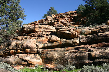 Image showing mountains in outback