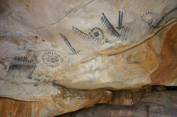 Image showing aboriginal paintings