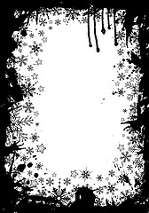 Image showing Grunge Christmas frame