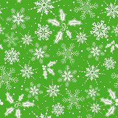 Image showing Christmas seamless background