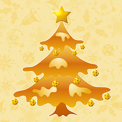 Image showing Christmas seamless background