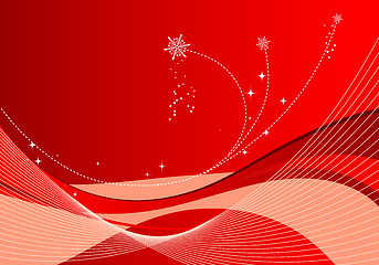 Image showing Abstract christmas background