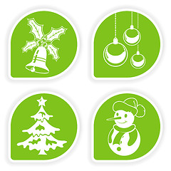 Image showing Collect Christmas Sticker