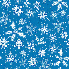 Image showing Christmas seamless background