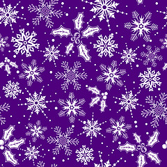 Image showing Christmas seamless background