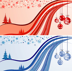 Image showing Abstract christmas background