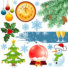 Image showing Christmas set