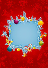 Image showing Christmas frame