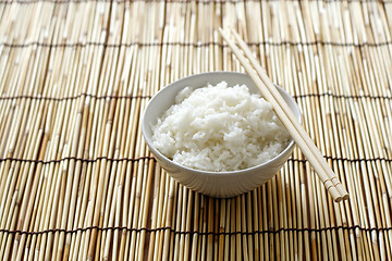 Image showing Bowl of rice