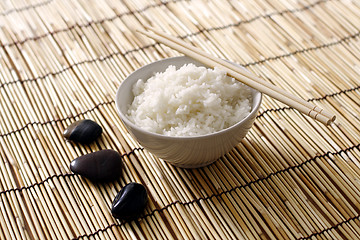 Image showing Bowl of rice