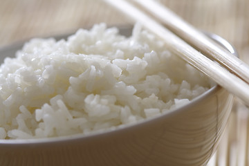 Image showing Bowl of rice