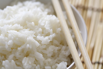 Image showing Bowl of rice