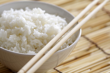 Image showing Bowl of rice