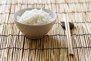 Image showing Bowl of rice