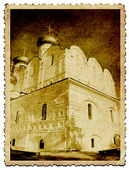 Image showing christian orthodox church on old photography