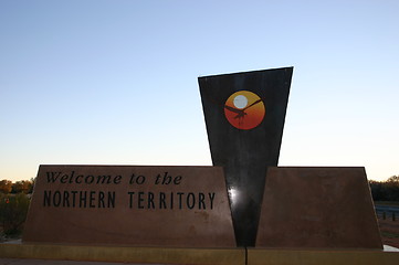 Image showing welcome sign