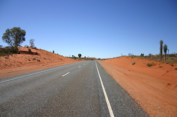 Image showing road at outback