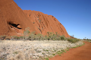 Image showing trial at ayers rock