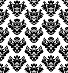 Image showing seamless damask wallpaper