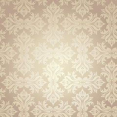 Image showing seamless damask wallpaper