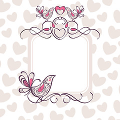 Image showing wedding frame