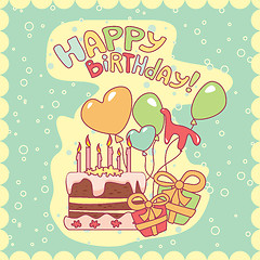 Image showing happy birthday card