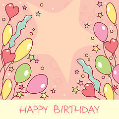 Image showing Happy birthday card