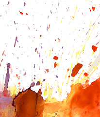 Image showing colorful paint splash