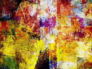 Image showing mixed media background