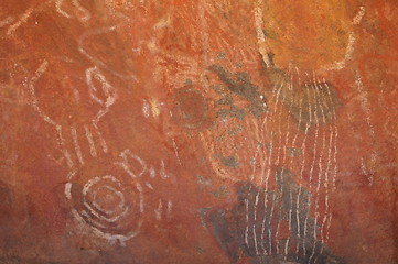 Image showing aboriginal paintings