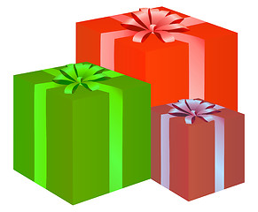 Image showing gift boxes