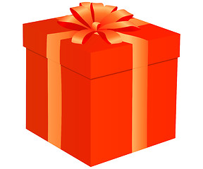 Image showing red gift box