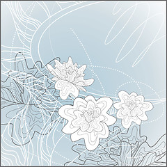 Image showing Cute floral background