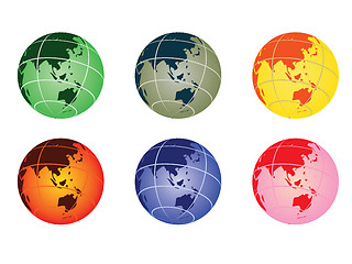 Image showing globe - australia