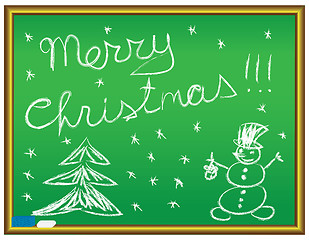 Image showing merry christmas congratulation