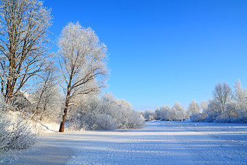 Image showing freeze river