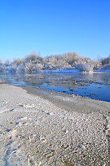 Image showing ice on river 