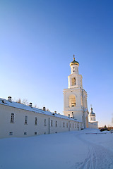 Image showing bell tower of the ancient orthodox priory