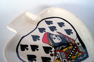 Image showing queen of spades