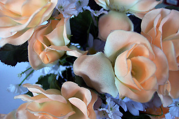 Image showing fake colorful roses