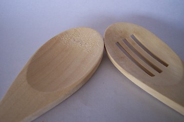 Image showing wooden spoons